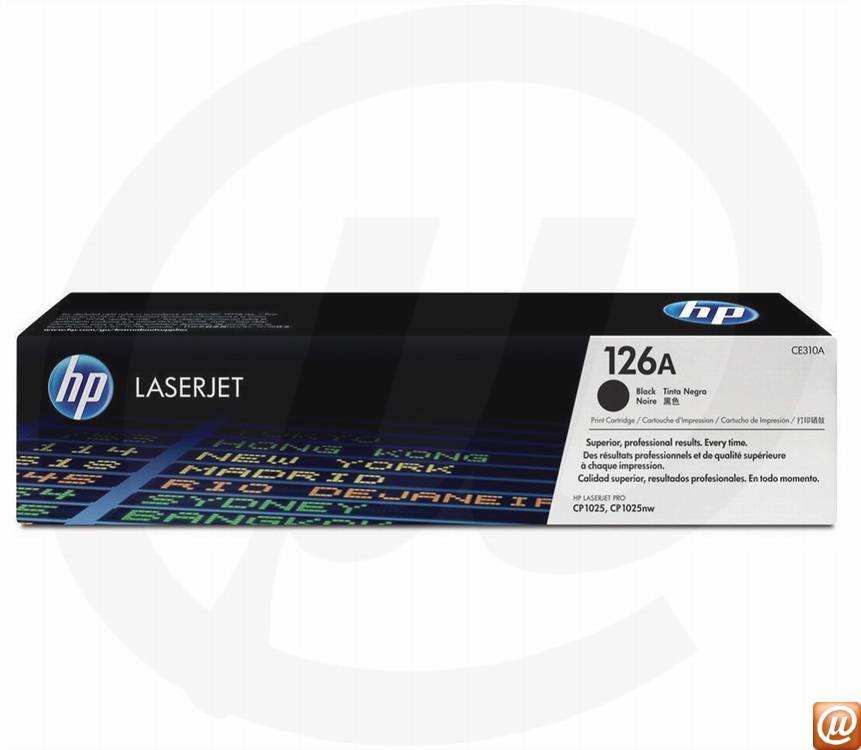 CE310A - Cartucho de toner original HP 126A Preto para Color LaserJet CP1025 CP1025n